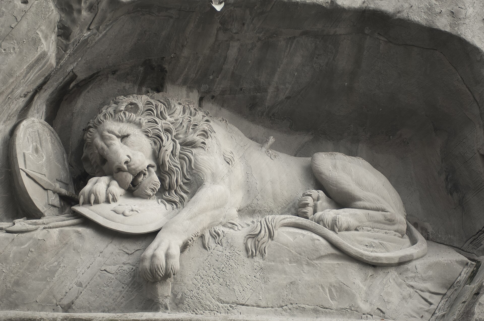 Löwendenkmal in Luzern
